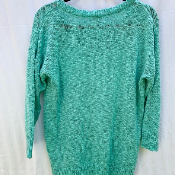 💟 Mint Green Heart Love Sweater | Soft & Comfy 💟 - Picture 3 of 6